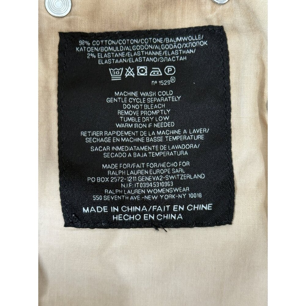 Ralph Lauren 105 Cigarette Jean Black Label Slim Fit Mid Rise Tan Womens Size 29 - Picture 4 of 7